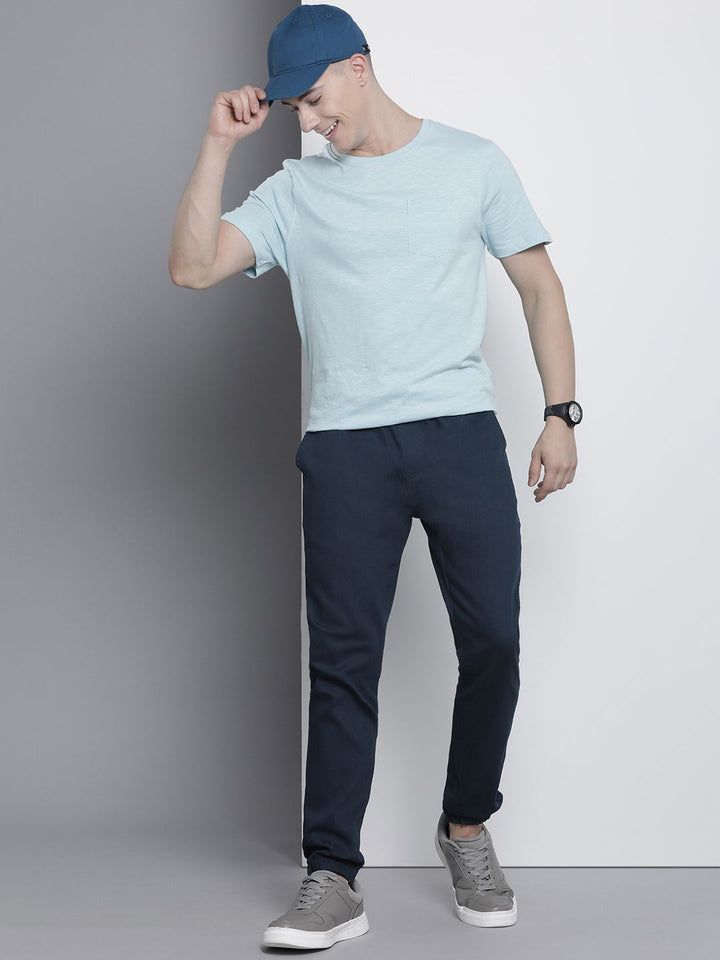 The Indian Garage Co Men Solid Slim Fit Joggers