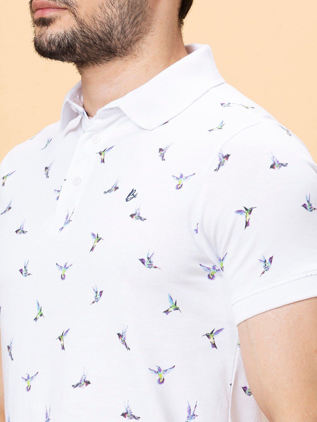 Being Human Conversational Printed Polo Collar Short Sleeves T-shirt