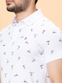 Being Human Conversational Printed Polo Collar Short Sleeves T-shirt