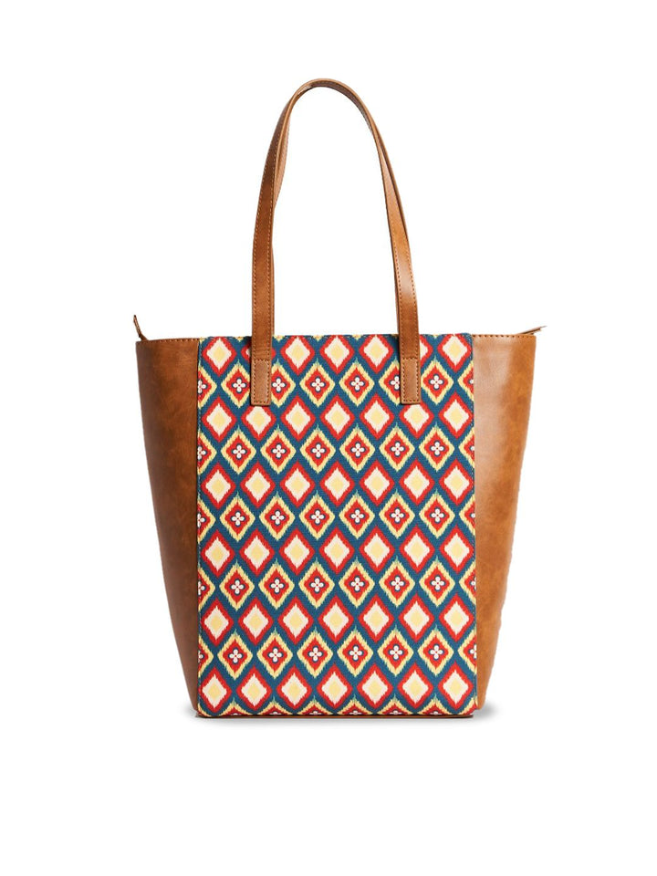 TEAL BY CHUMBAK Women Printed Bucket Tote Bag