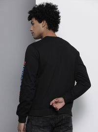 The Indian Garage Co Men Black Printed Sweatshirt