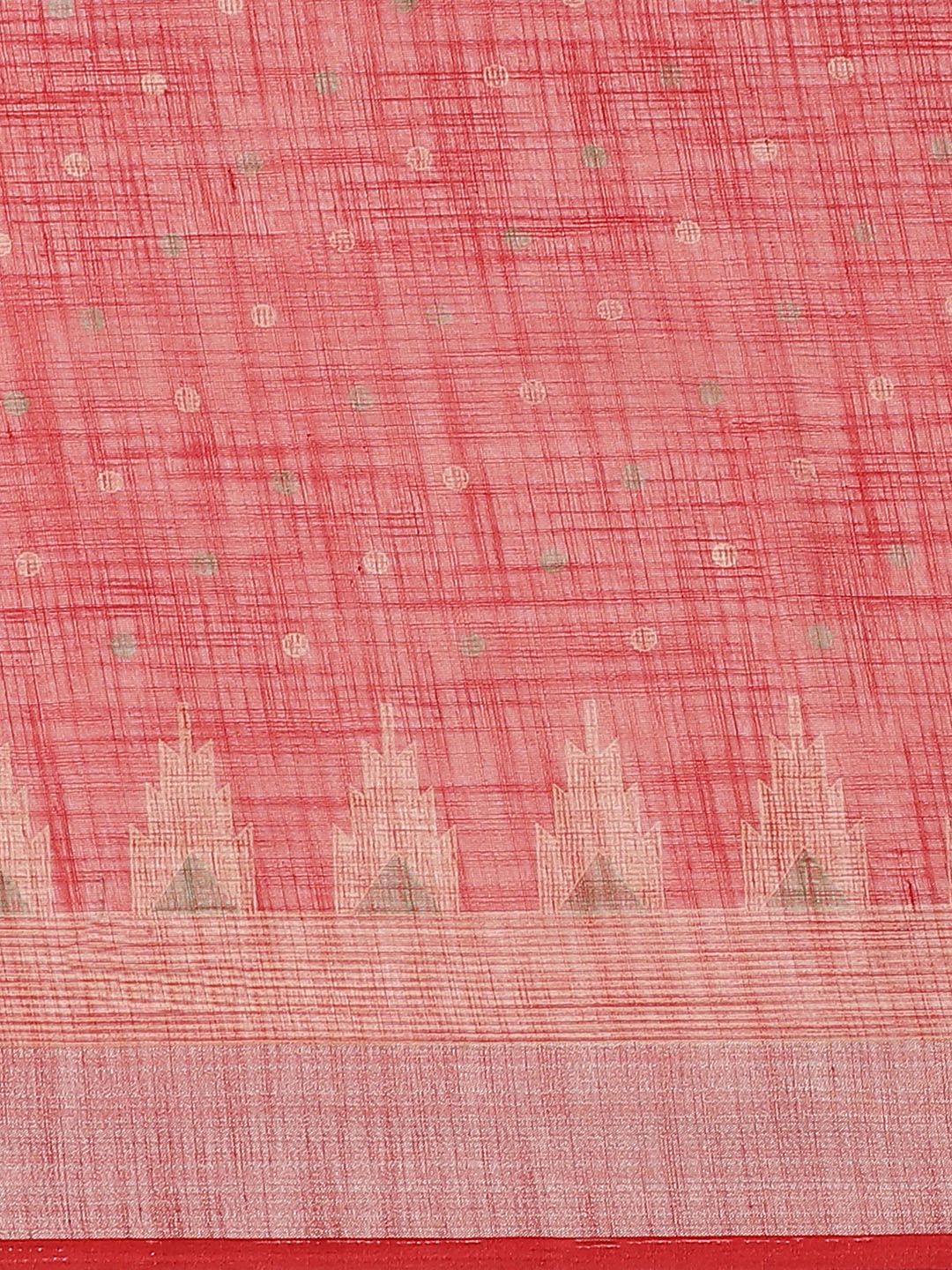 Saree mall Red & Beige Printed Saree