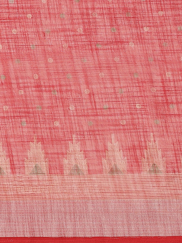 Saree mall Red & Beige Printed Saree