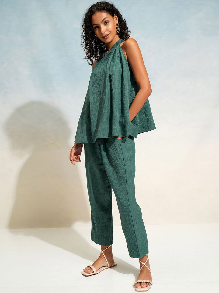 ESPYR By Tokyo Talkies Relaxed Top With  Trouser Co-Ord