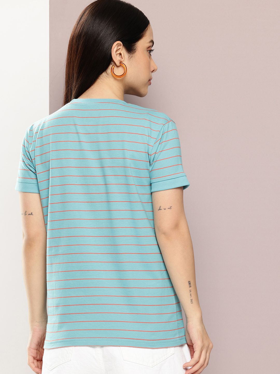 Dillinger Womens Short Sleeve Regular Yarn Dyed Tshirt