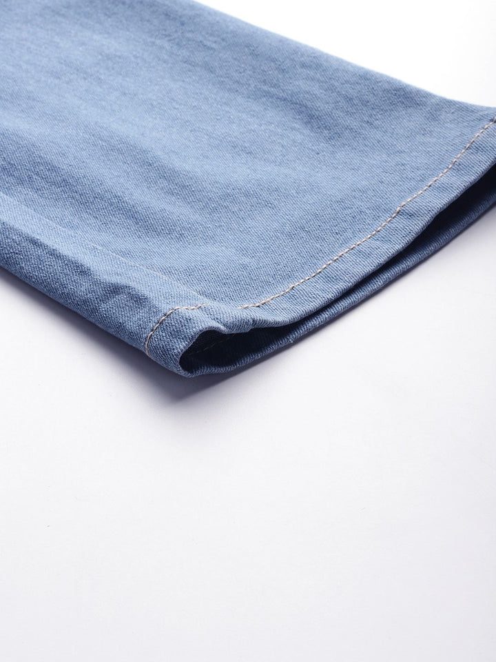 DressBerry Women Stretchable Straight Fit Jeans with Chain