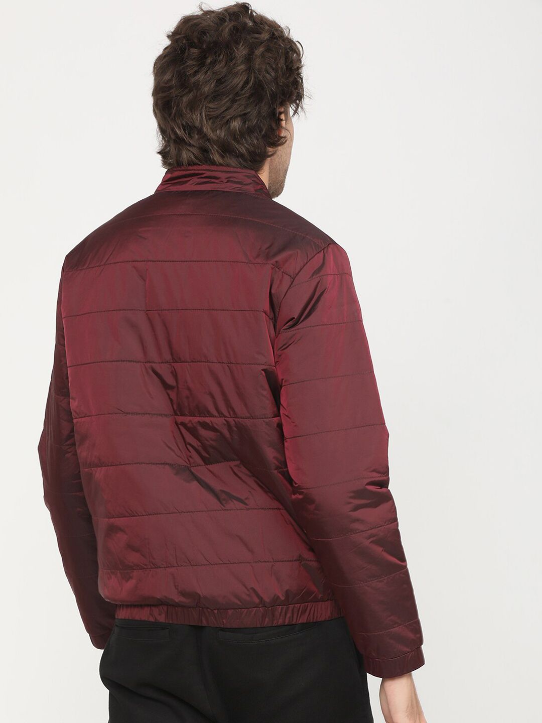 HIGHLANDER Men Red Puffer Jacket