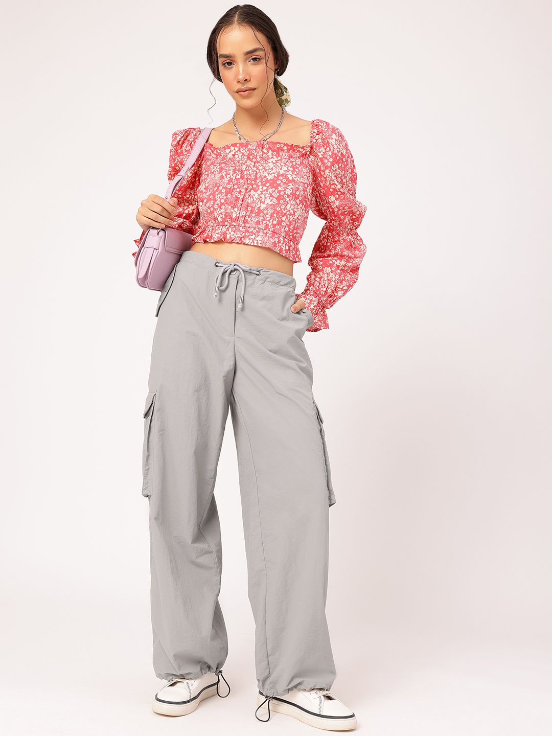 DressBerry Women Casuals Capsule Parachute Trousers