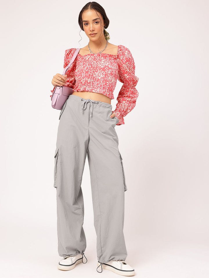 DressBerry Women Casuals Capsule Parachute Trousers