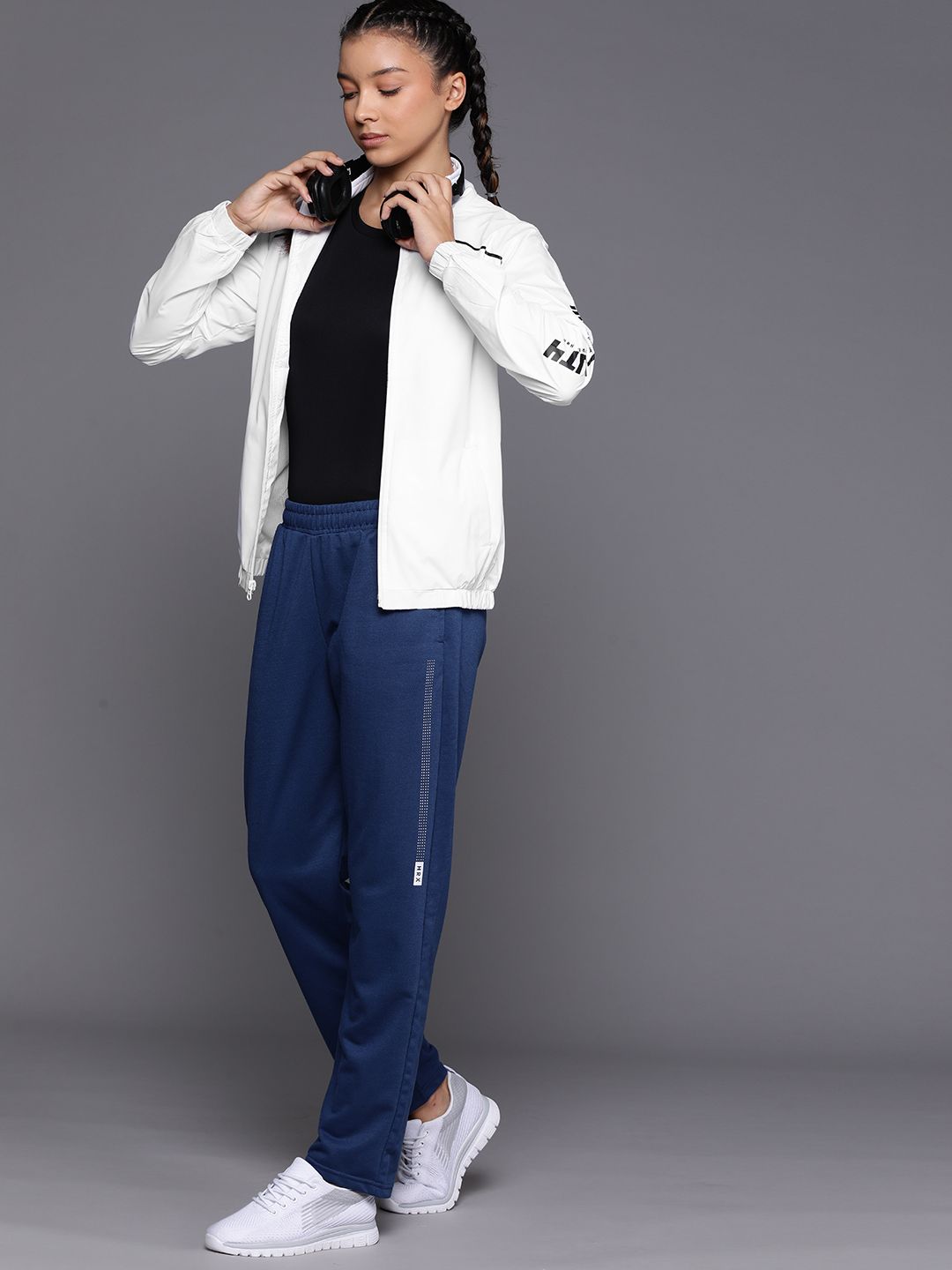 HRX by Hrithik Roshan Women White Tailored Jacket