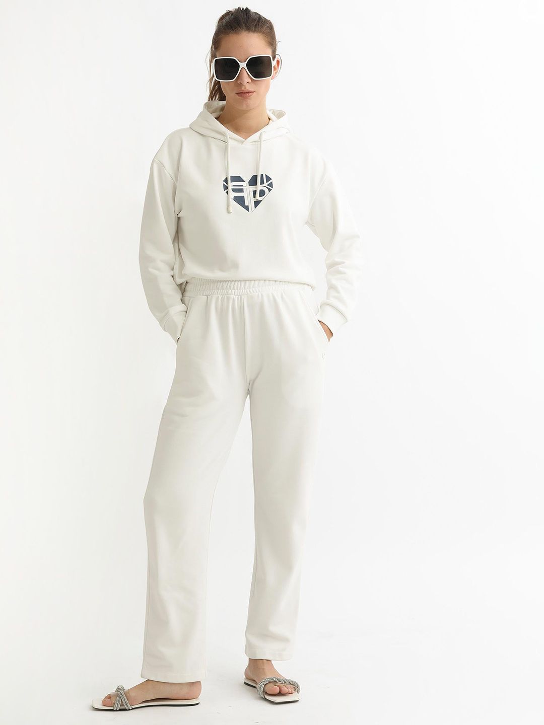 RAREISM Women Mid Rise Parallel Trousers