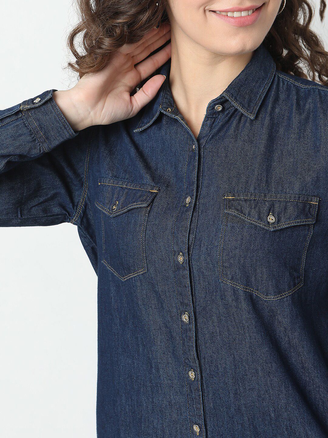 SPYKAR Spread Collar Cotton Casual Shirt