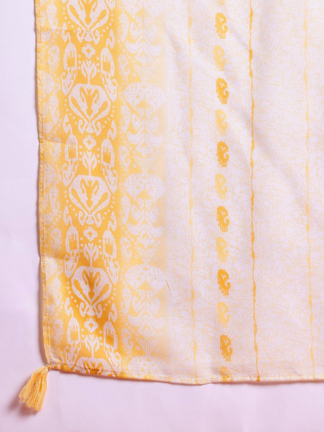 Anouk Ethnic Motifs Printed Regular Kurta With Trousers & Dupatta