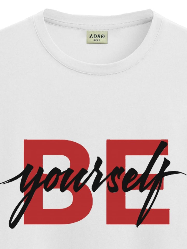 ADRO Men Printed Applique T-shirt