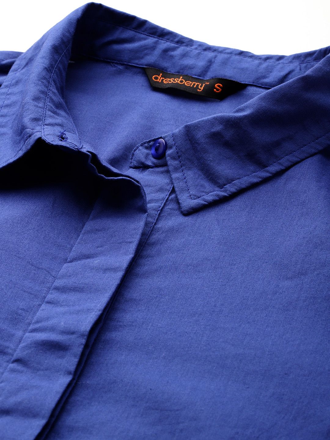 DressBerry Pure Cotton Lace Inserts Casual Shirt