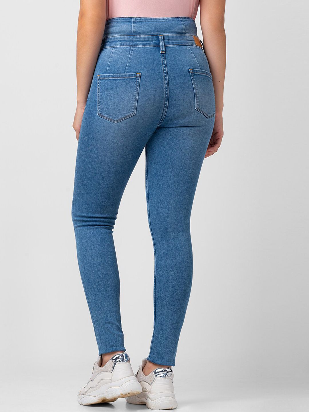SPYKAR Women Cotton Skinny Fit Mid-Rise Jeans