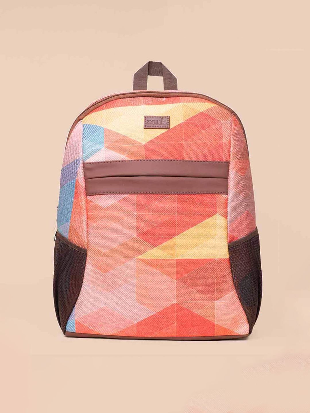 ZOUK Women Colourblocked Backpack