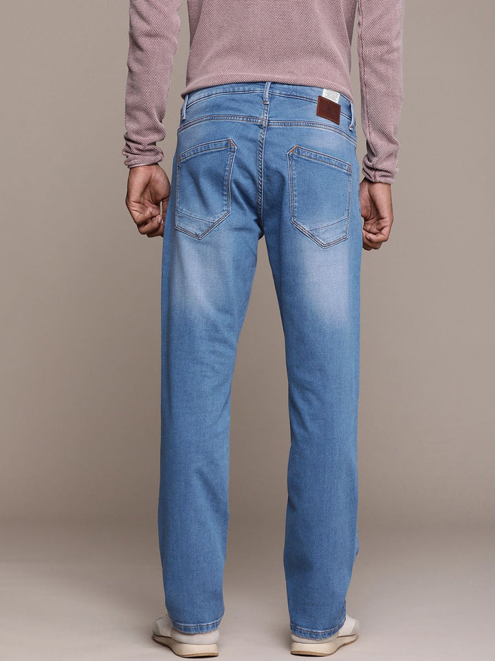 Mr Bowerbird Men Straight Fit Stretchable Casual Jeans