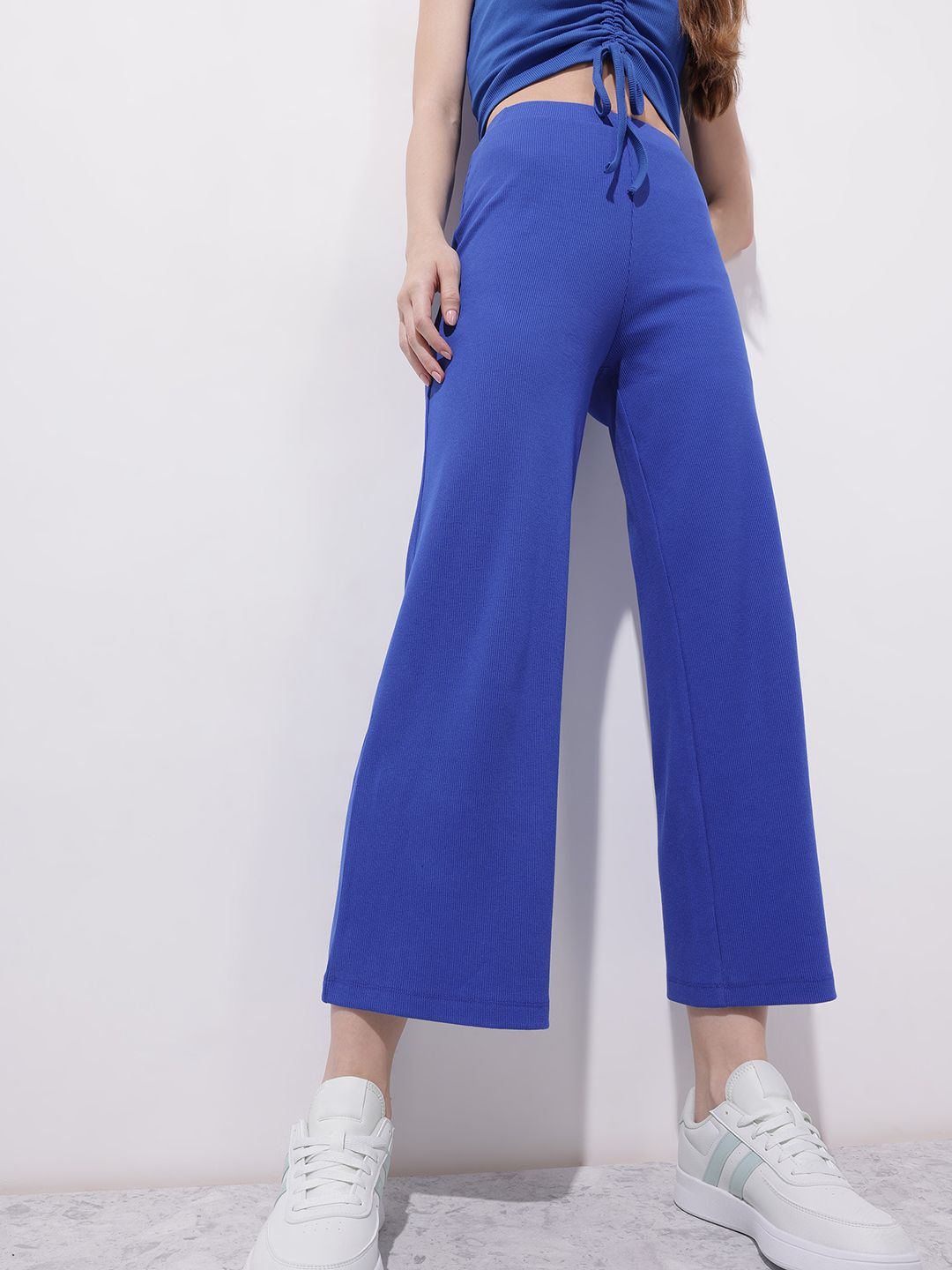 DressBerry Women Elevated Utility Wide Leg Trousers