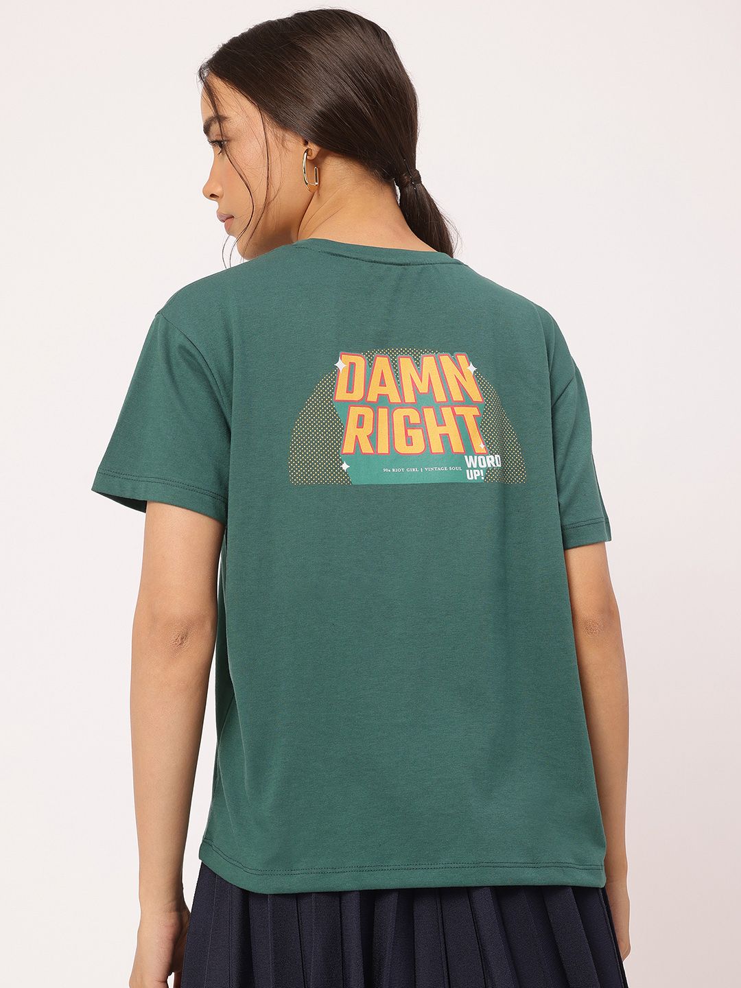DressBerry Easy Edge Printed Relaxed T-Shirt