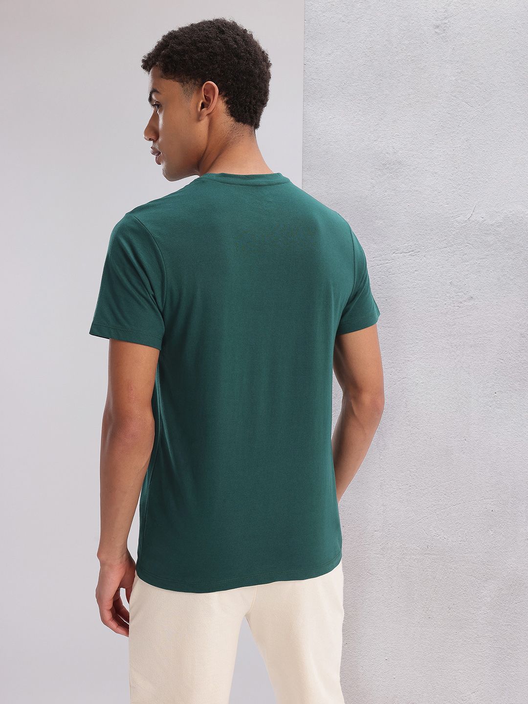 HRX by Hrithik Roshan Solid Round Neck Short Sleeves Yoga T-shirt