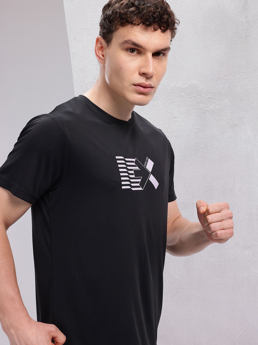 HRX by Hrithik Roshan Brand Logo Print Running T-shirt