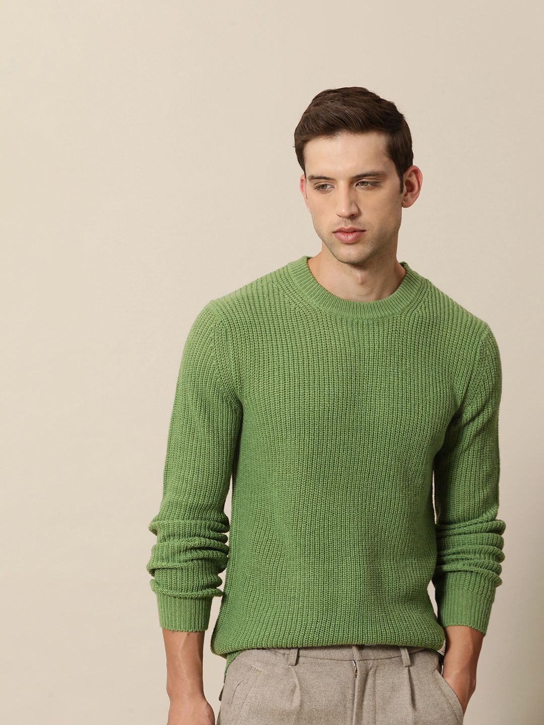 Mr Bowerbird Self Design Pullover Sweater