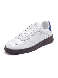 RARE RABBIT Men Perforations Round Toe Leather Sneakers