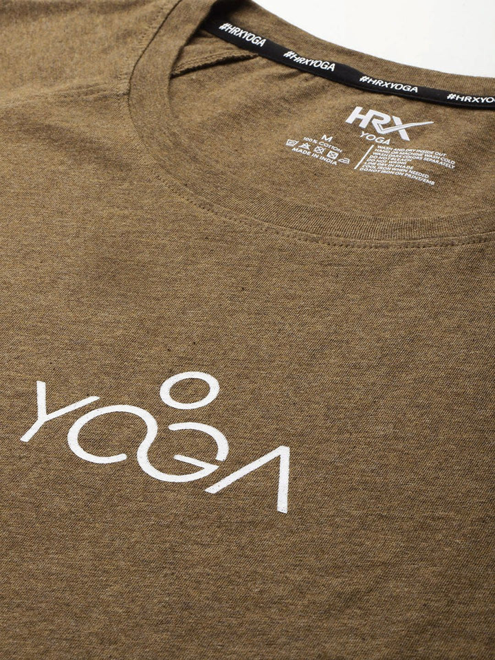 HRX by Hrithik Roshan Pure Cotton Yoga T-shirt