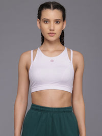 HRX by Hrithik Roshan Styled Back Medium Coverage Lightly Padded Workout Bra KY018_03