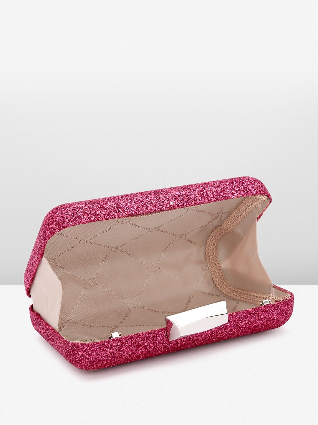 Lino Perros Women Glittery Effect Box Clutch