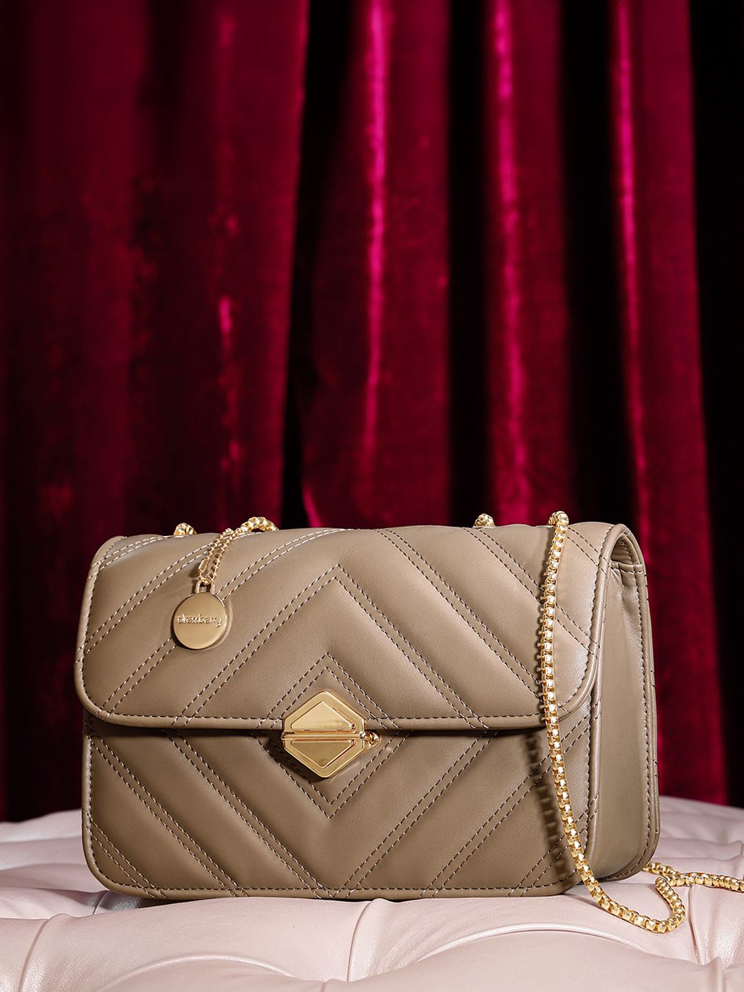 DressBerry Quilted Shoulder Bag