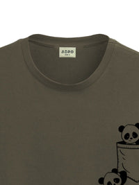 ADRO Men Printed Pockets T-shirt