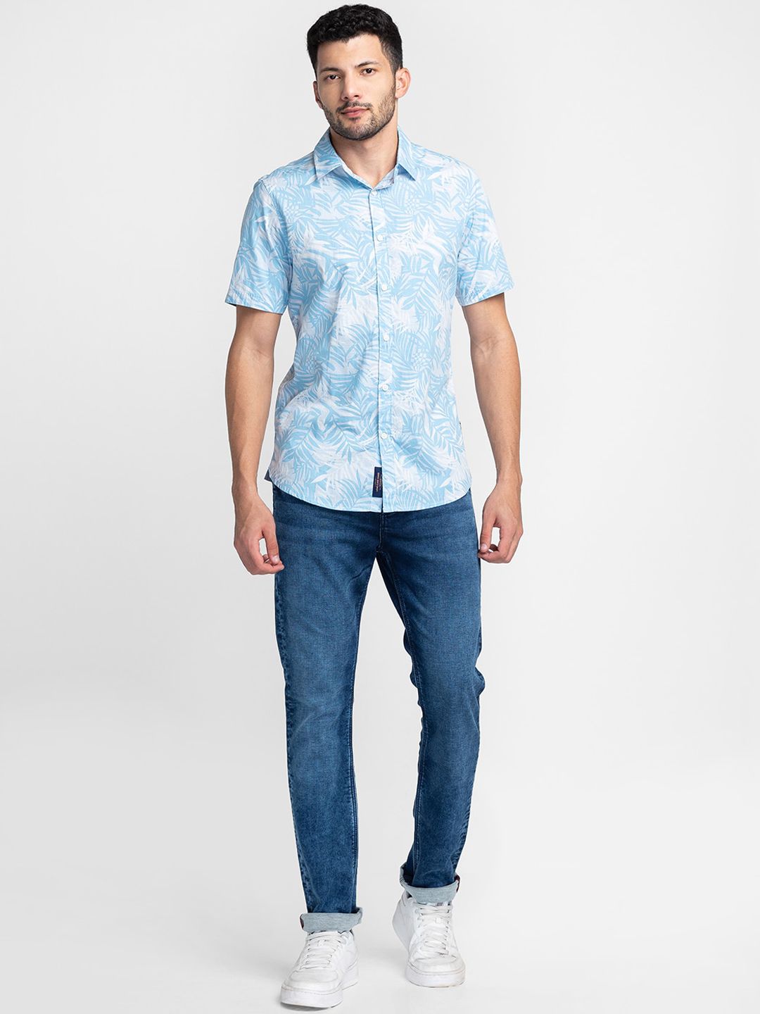 Being Human Men Straight Fit Light Fade Jeans
