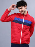 The Indian Garage Co Men Colourblock Regular Fit Puffer Jacket