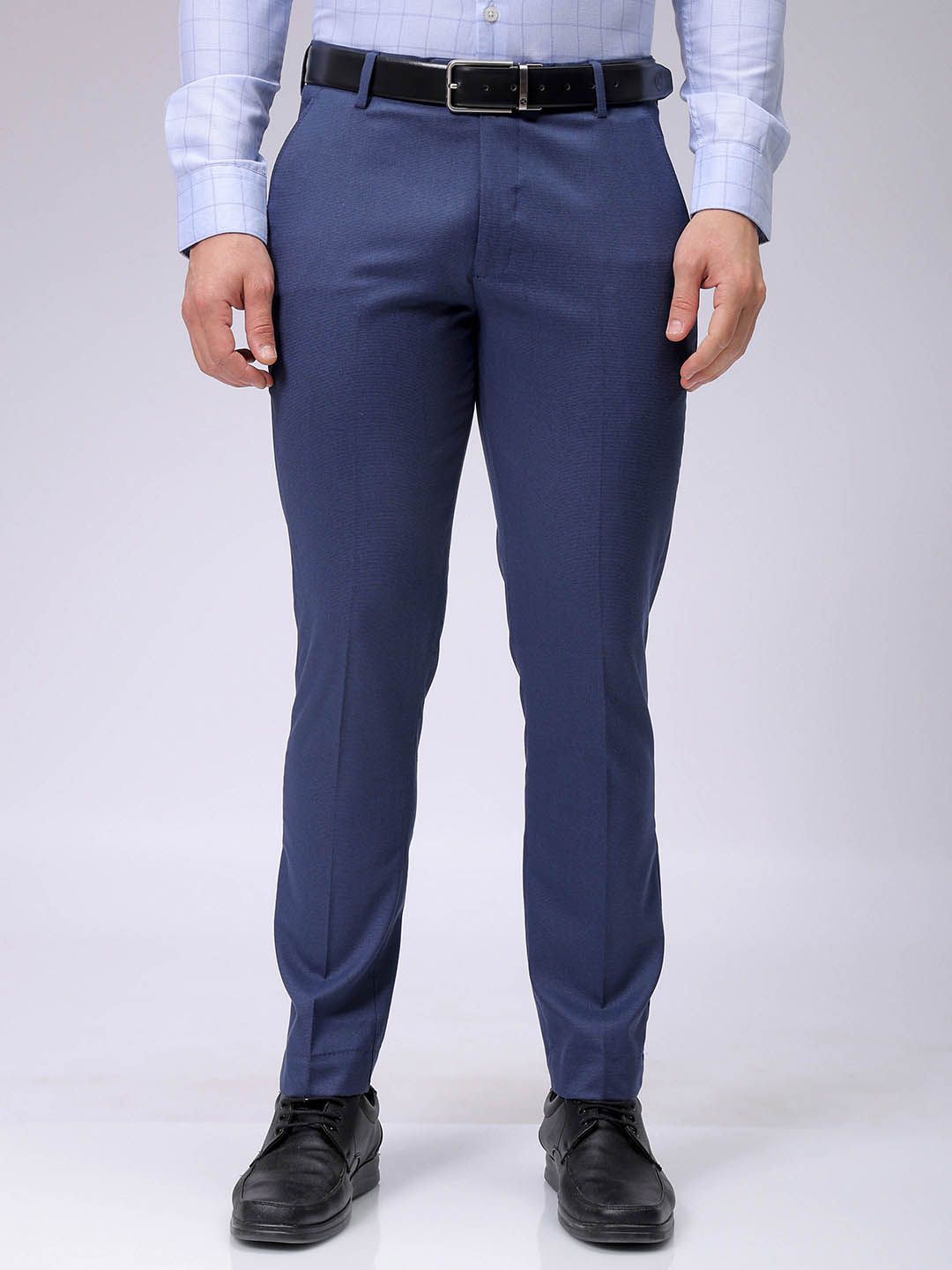 The Indian Garage Co. X Luxe Men Slim Fit Formal Trousers