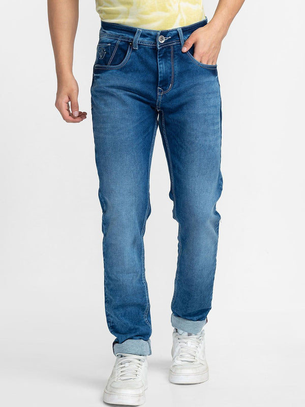 Being Human Men Skinny Fit Light Fade Clean Look Jeans