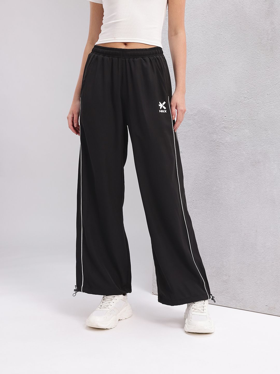 HRX by Hrithik Roshan Women Piping Detail Lifestyle Track Pants