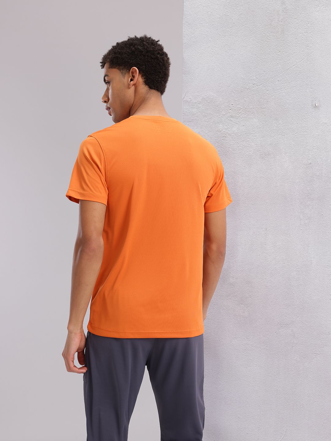 HRX by Hrithik Roshan Brand Logo Print Rapid-Dry Training T-shirt