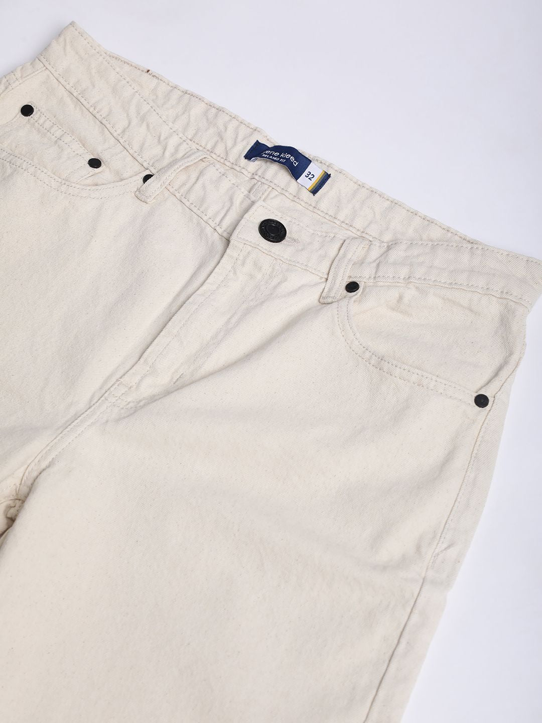 Bene Kleed Pure Cotton Mid-Rise Relaxed Fit Denim Jeans