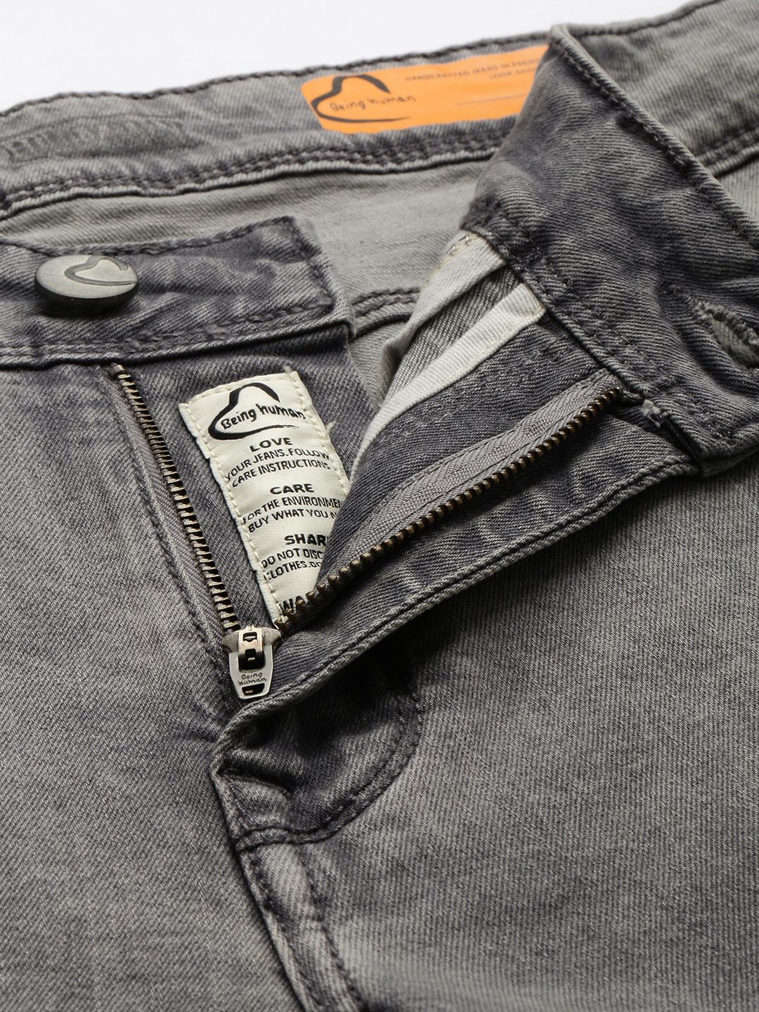 Being Human Men Skinny Fit Light Fade Stretchable Jeans