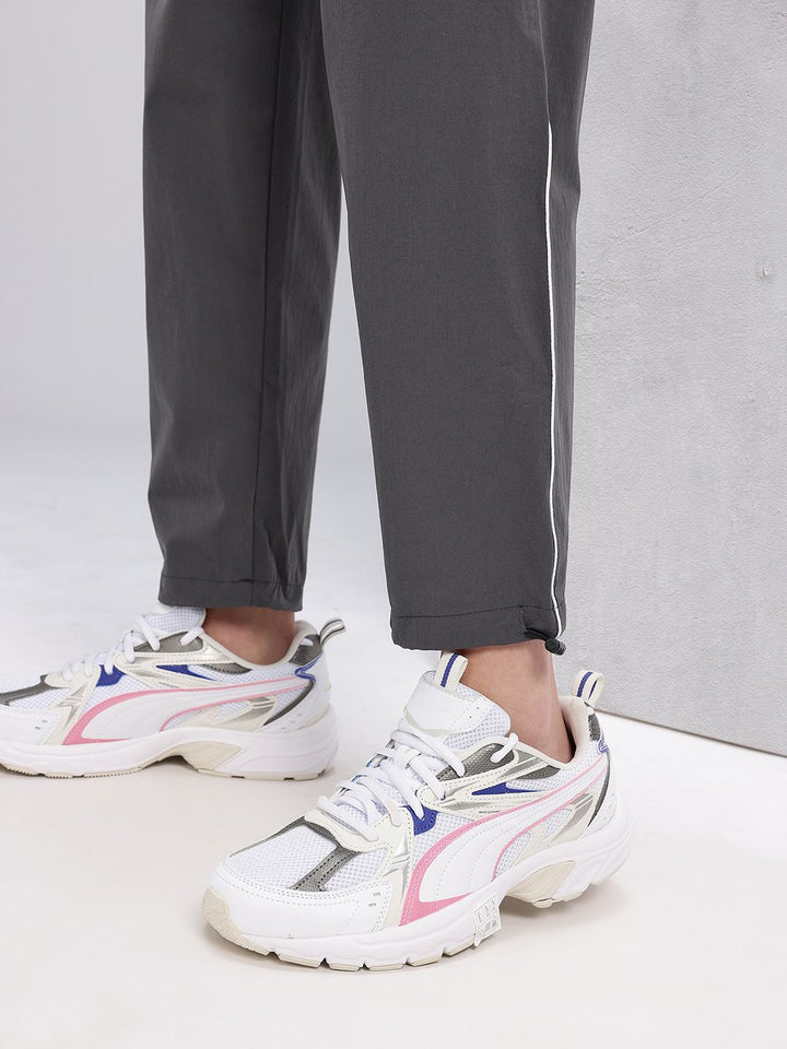 HRX by Hrithik Roshan Women Mid-Rise Rapid-Dry Training Track Pants with Toggle Hem