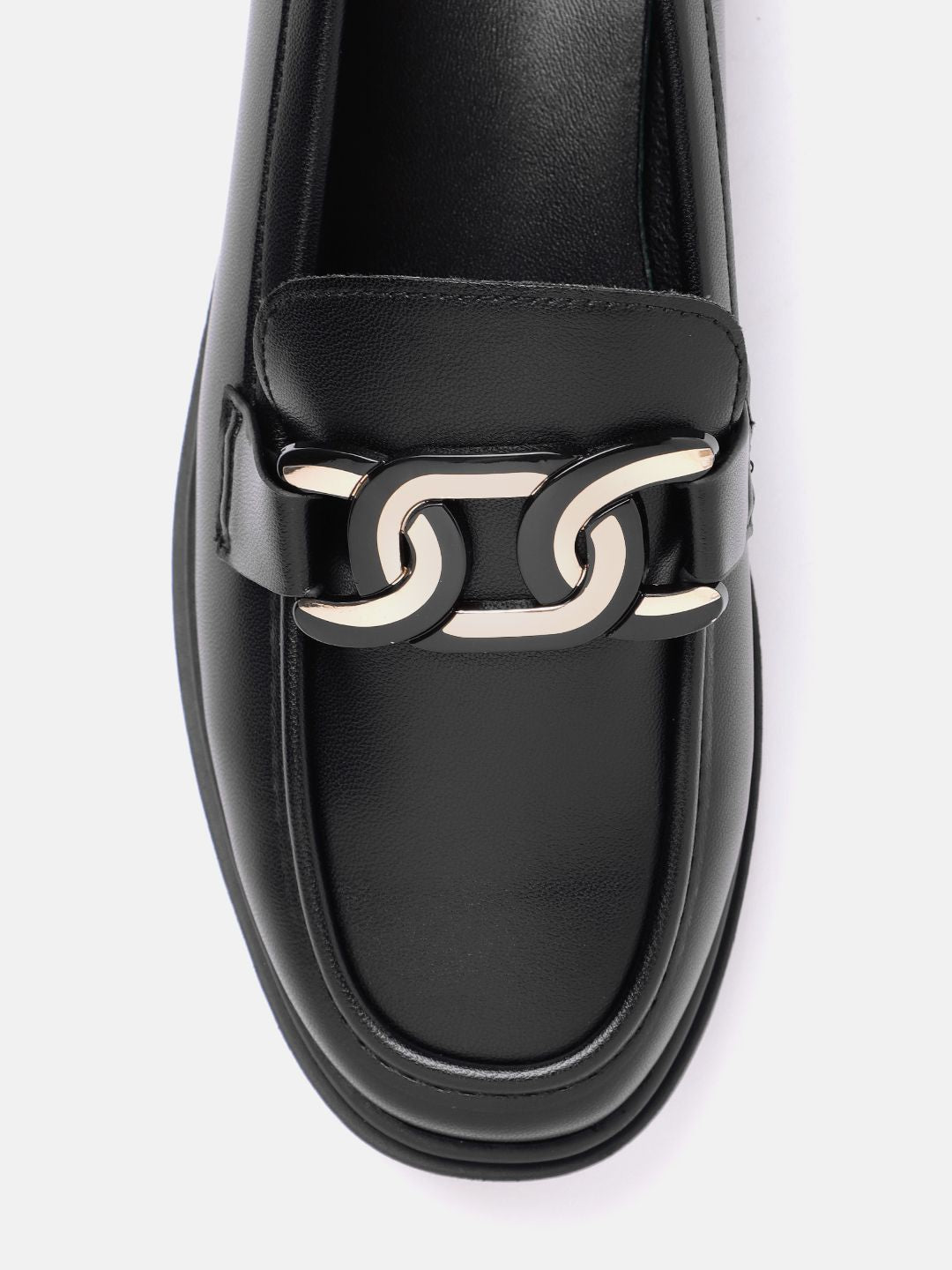 Lino Perros Women Chain Detail Moccasins