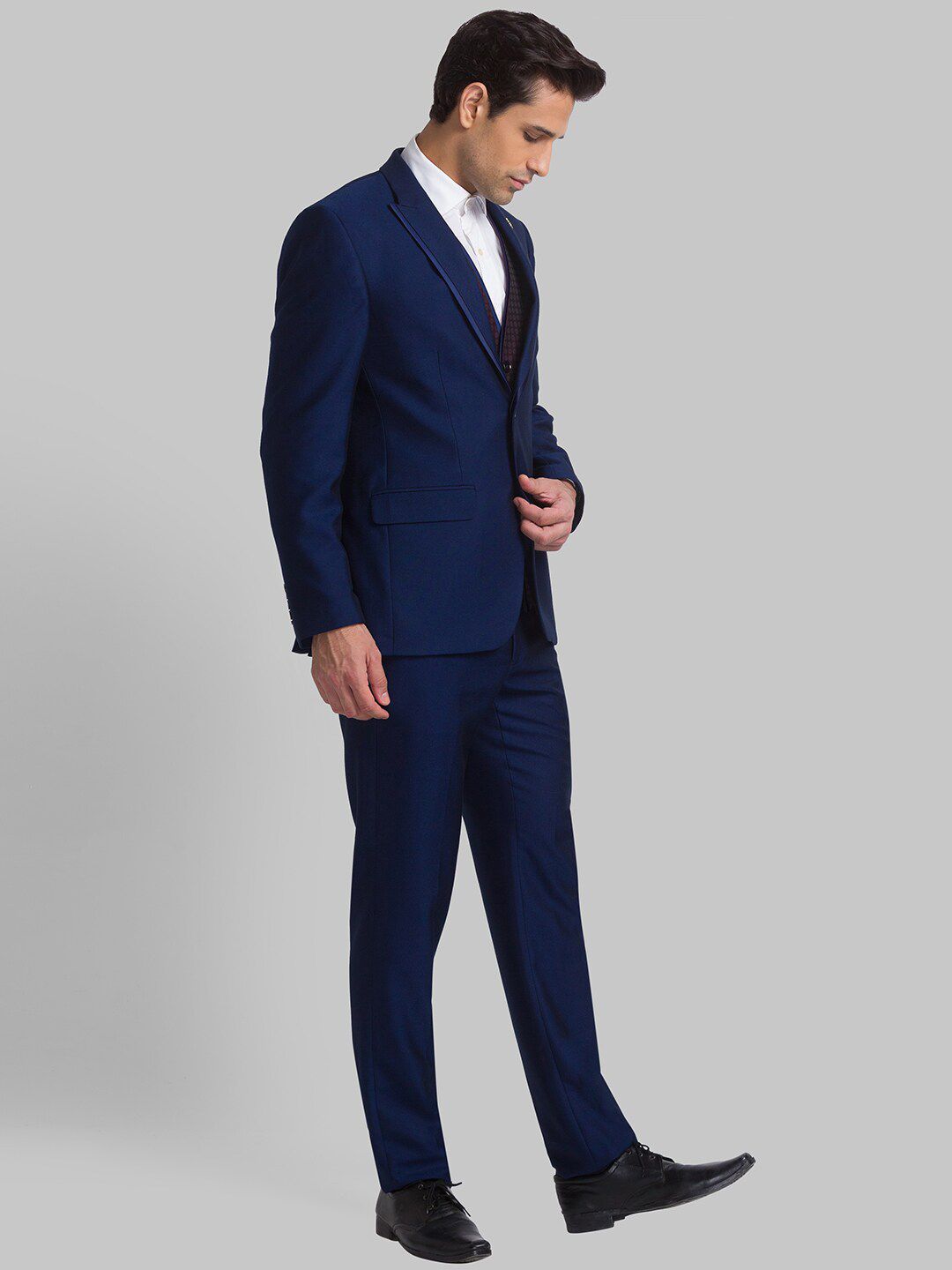 Raymond Men Single-Breasted Three-Piece Formal Suit