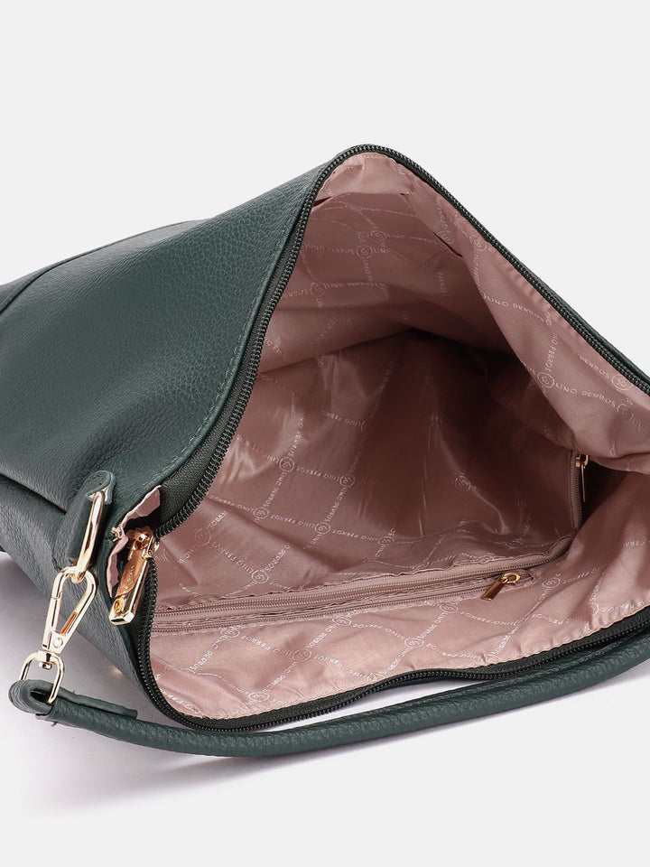 Lino Perros Textured Structured Shoulder Bag