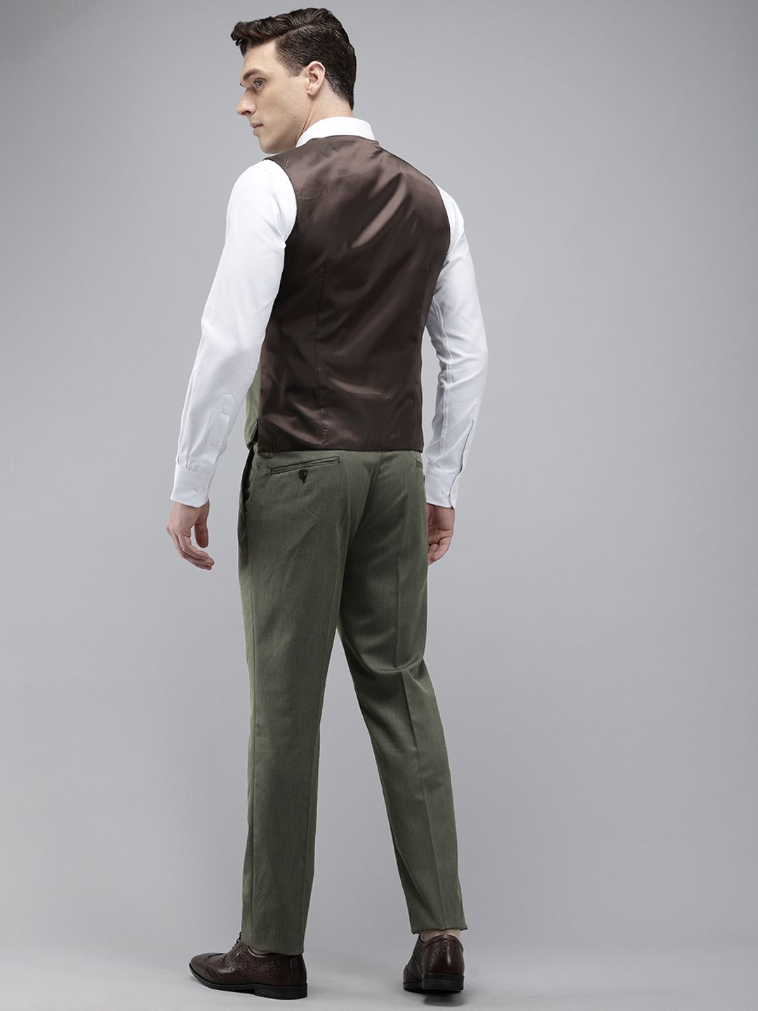 Park Avenue Super Slim Fit Notched Lapel Collar 3 Piece Party Suit