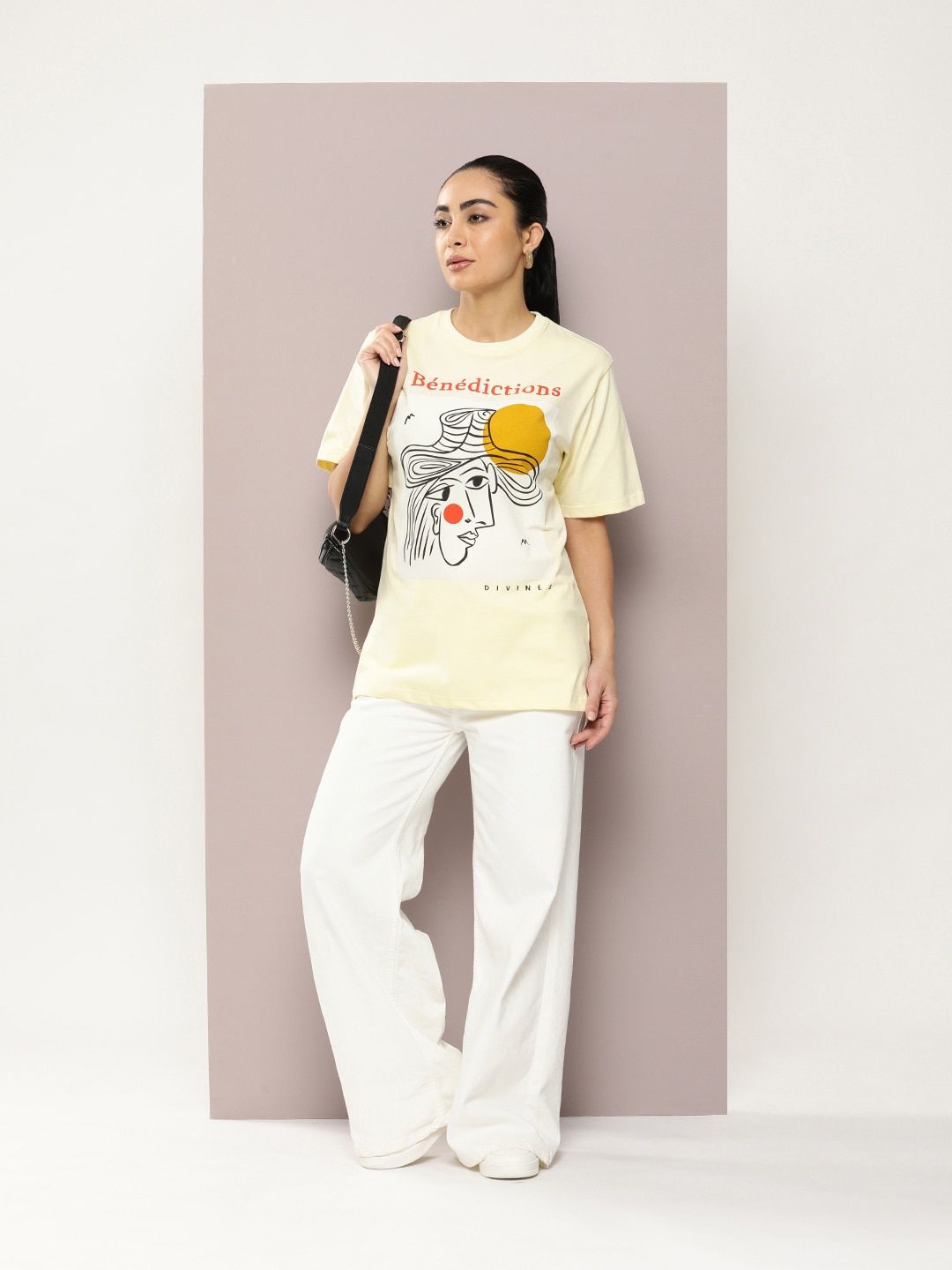DILLINGER Graphic Printed Oversized Pure Cotton T-Shirt