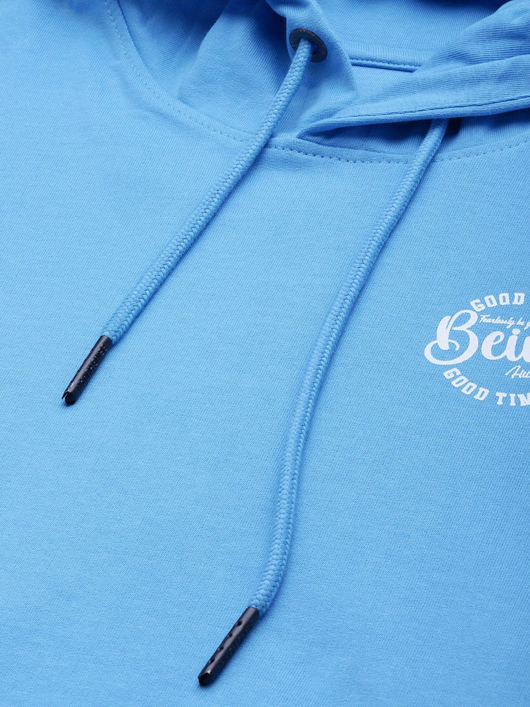 Being Human Men Brand Logo Print Hooded Pure Cotton Sweatshirt