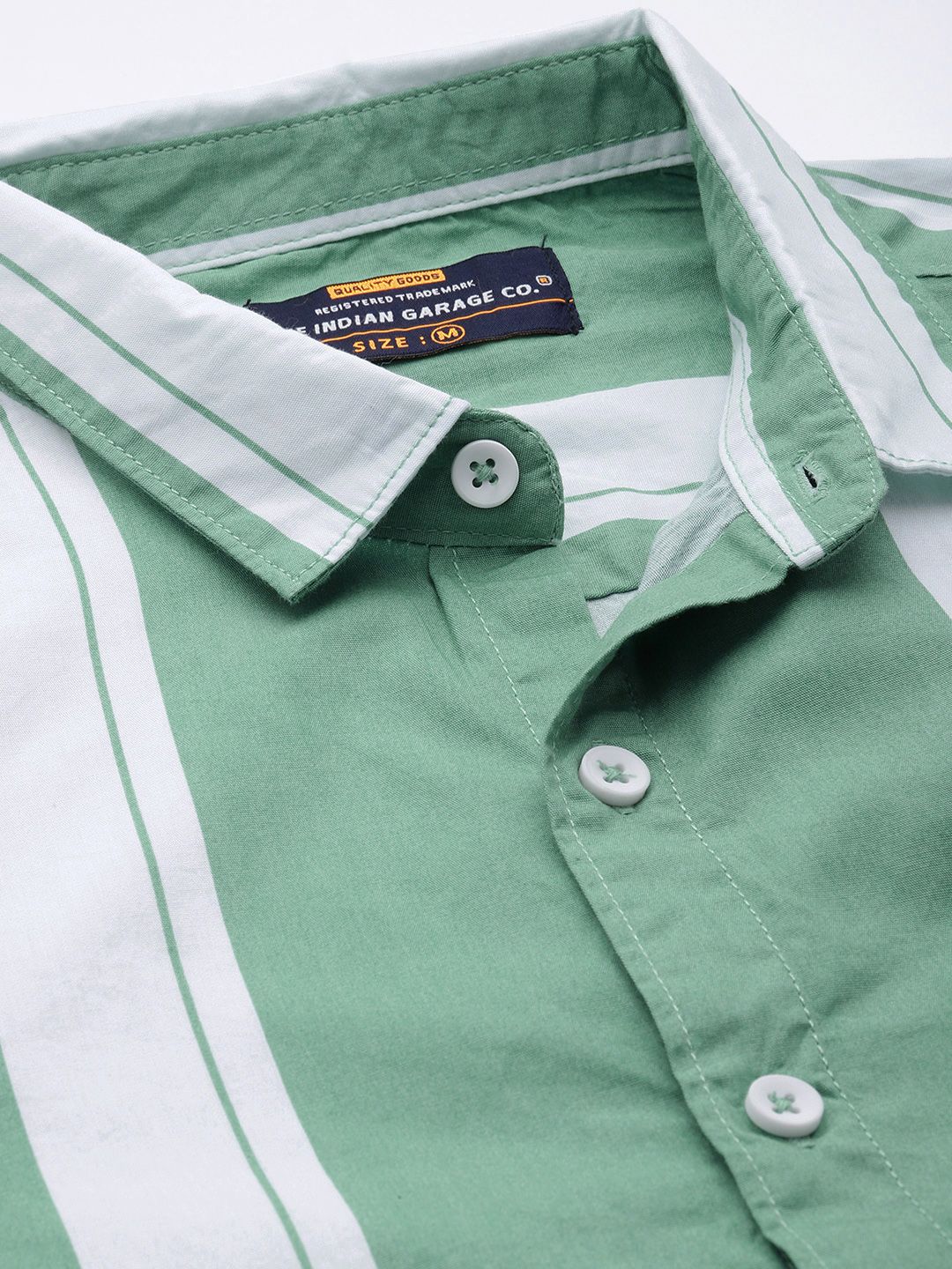 The Indian Garage Co Men Striped Casual Shirt