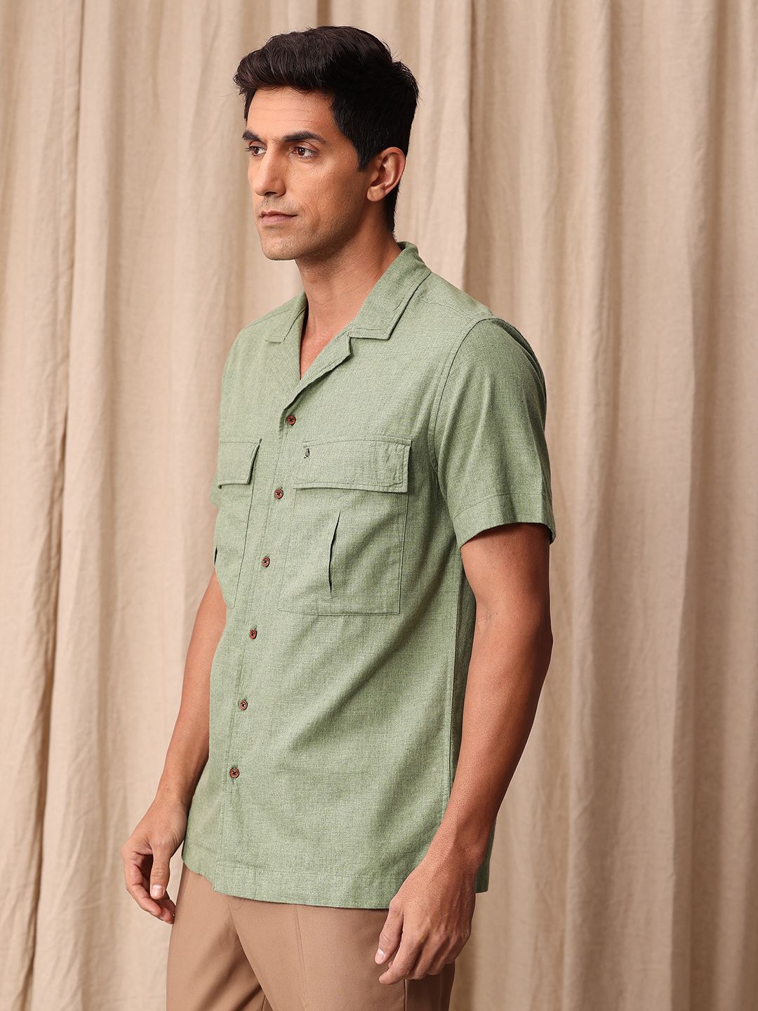 Mr Bowerbird Pure Cotton Liberal Fit Casual Shirt